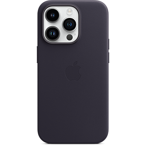 Apple Leder Case iPhone 14 Pro Max - Tinte 99933820 vorne