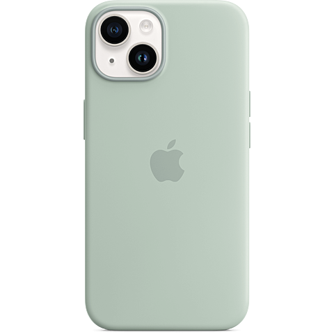 Apple Silikon Case iPhone 14 Plus - Agavengrün 99933842 vorne
