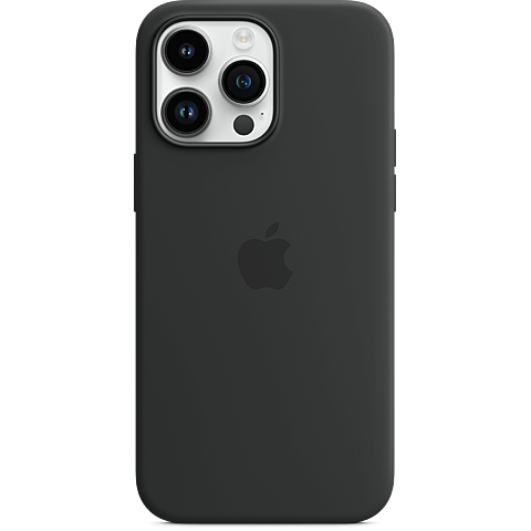 Apple Silikon Case iPhone 14 Pro - Mitternacht 99933831 vorne