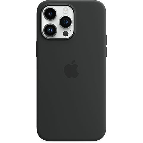 Apple Silikon Case iPhone 14 Pro Max - Mitternacht 99933815 vorne