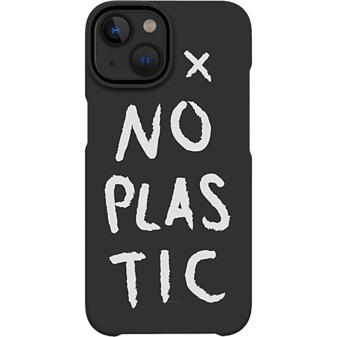 A Good Cover No Plastic Apple iPhone 14 - Charcoal Black 99933850 vorne