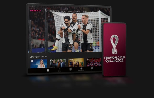 FIFA Fußball-WM 2022 auf dem Tablet oder Smartphone