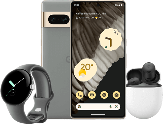 Das Beste von Google – Smartphones, Kopfhörer und Smartwatches