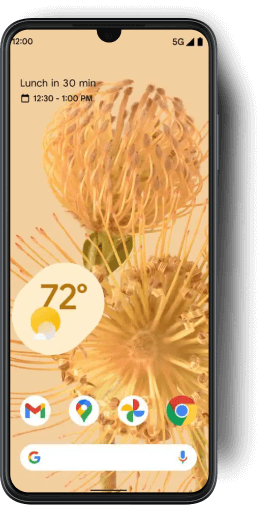 T Phone Android 12 Orange