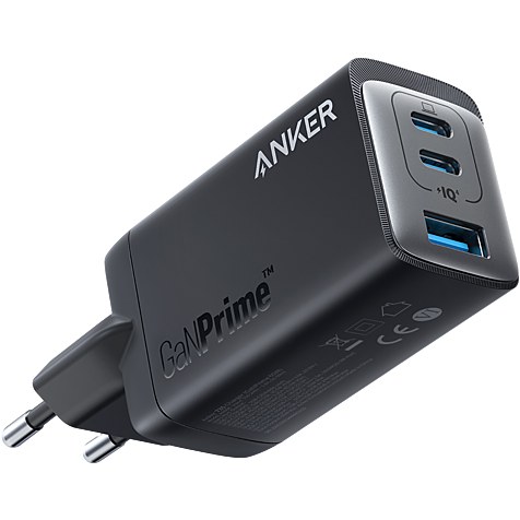 Anker 64W GaN Prime 3-Port Netzteil - Schwarz 99934043 hero