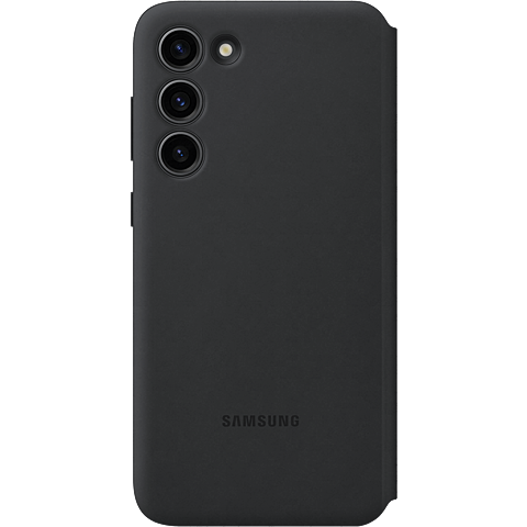 Samsung S-View Wallet Cover Galaxy S23+ - Schwarz 99934088 hinten