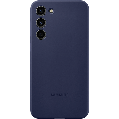 Samsung Silikone Cover Galaxy S23+ - Navy 99934089 vorne