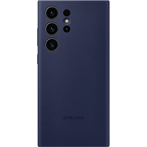 Samsung Silikone Cover Galaxy S23 Ultra - Navy 99934087 vorne