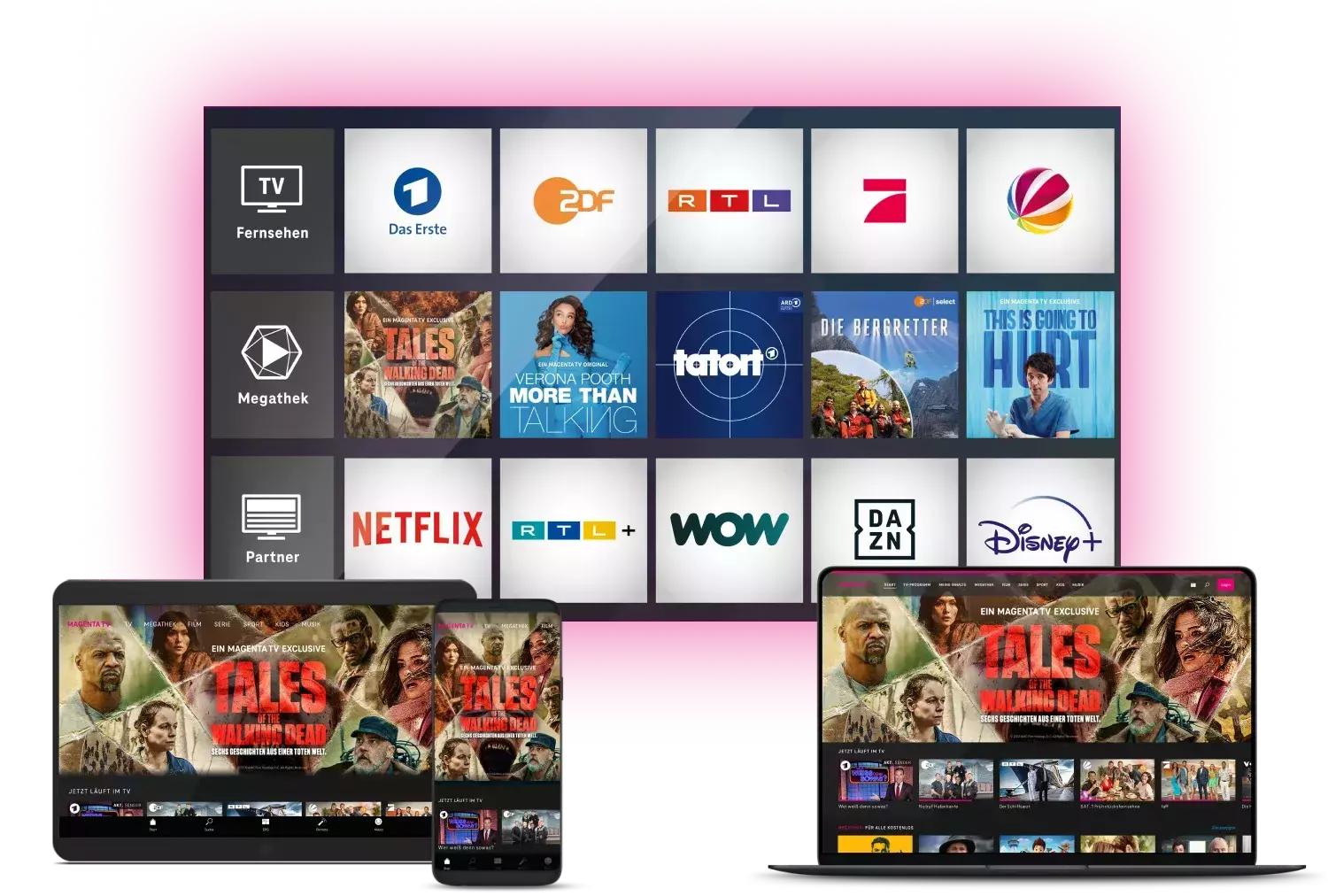 Magenta TV auf allen Geräten erleben