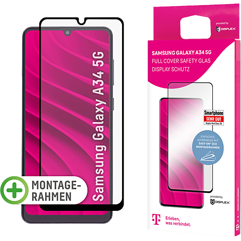 Displex Full Screen Glas Samsung Galaxy A34 5G - transparent 99934265 vorne