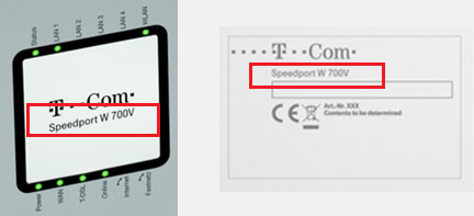 Speedport W 700V