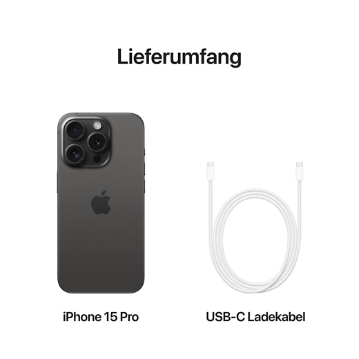 Apple iPhone 15 Pro Titan Schwarz - Gallerie 5