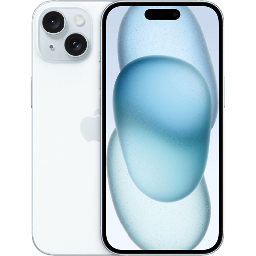 Apple iPhone 15 Blau - Vorne/Hinten