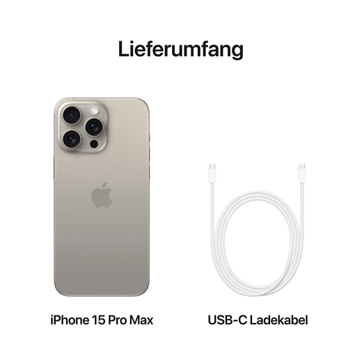 Apple iPhone 15 Pro Max Titan Natur - Gallerie 5