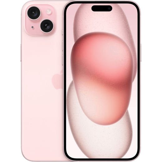 Apple iPhone 15 Plus Rosé - Vorne/Hinten