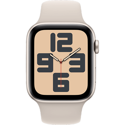 Apple Watch SE (2023) Aluminium Sportarmband Polarstern/Polarstern M/L - Gallerie 2