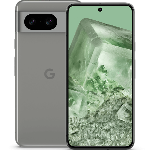 Google Pixel 8 Hazel - Vorne/Hinten