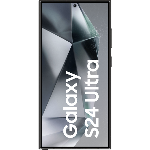 Samsung Galaxy S24 Ultra Titanium Black - Vorne