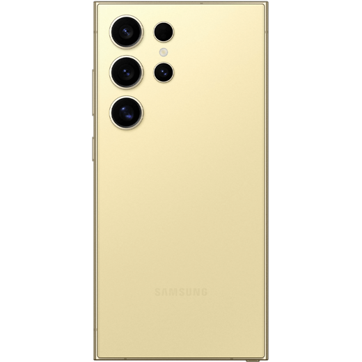 Samsung Galaxy S24 Ultra Titanium Yellow - Hinten