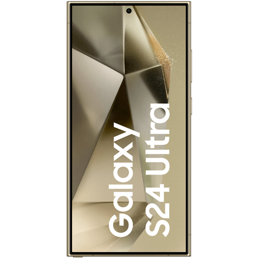 Samsung Galaxy S24 Ultra Titanium Yellow - Vorne