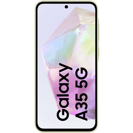 Samsung Galaxy A35 5G Awesome Lemon - Vorne