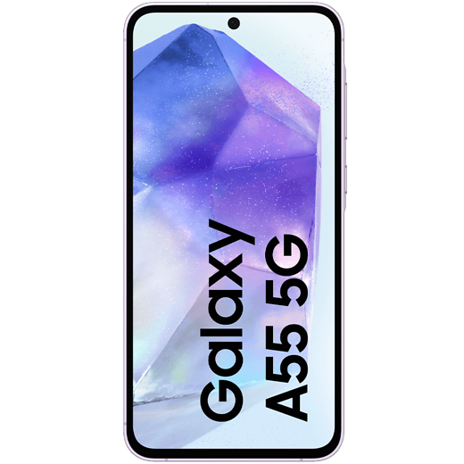 Samsung Galaxy A55 5G Awesome Lilac - Vorne
