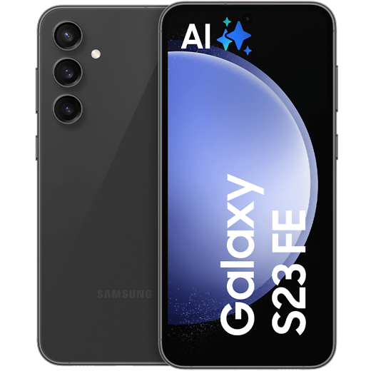 Samsung Galaxy S23 FE Graphite - Vorne/Hinten