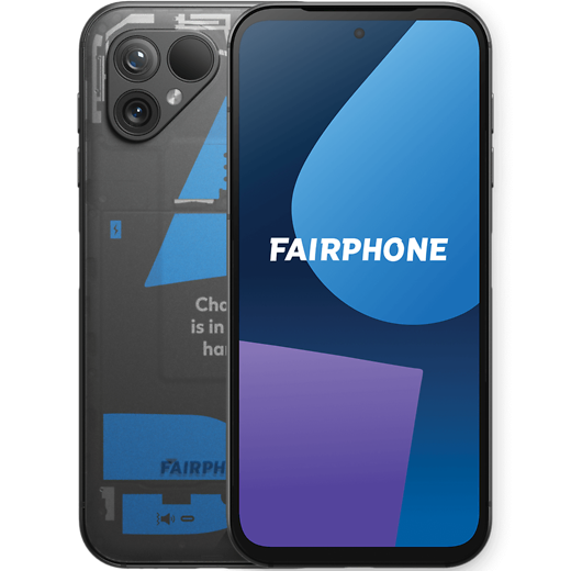 Fairphone 5 Transparent - Vorne/Hinten