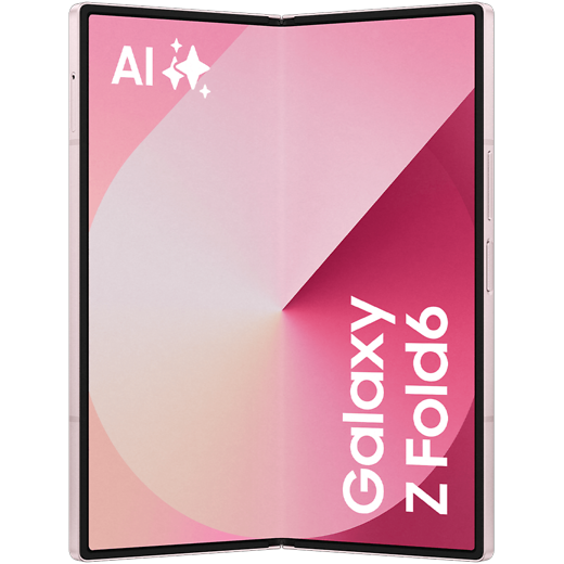 Samsung Galaxy Z Fold6 Pink - Vorne