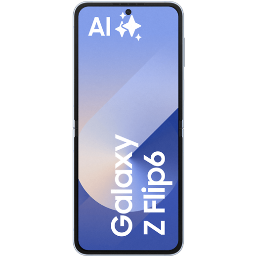 Samsung Galaxy Z Flip6 Blue - Vorne