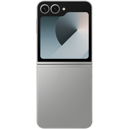 Samsung Galaxy Z Flip6 Silver Shadow - Hinten