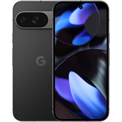 Google Pixel 9 Obsidian - Vorne/Hinten