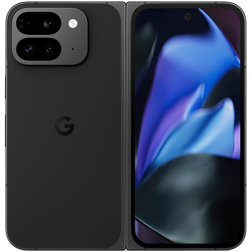 Google Pixel 9 Pro Fold Obsidian - Vorne/Hinten