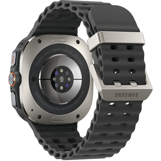 Samsung Galaxy Watch Ultra LTE 47mm Titanium Silver - Hinten