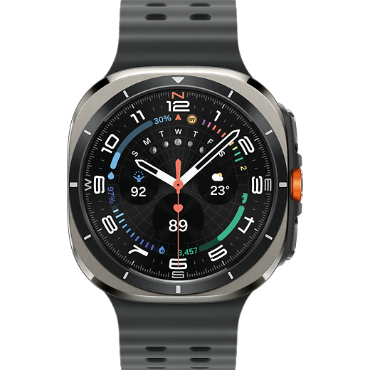 Samsung Galaxy Watch Ultra LTE 47mm Titanium Silver - Vorne