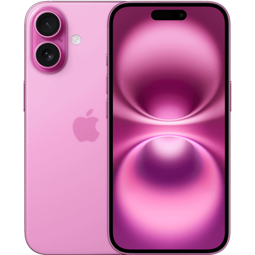 Apple iPhone 16 Pink - Vorne/Hinten