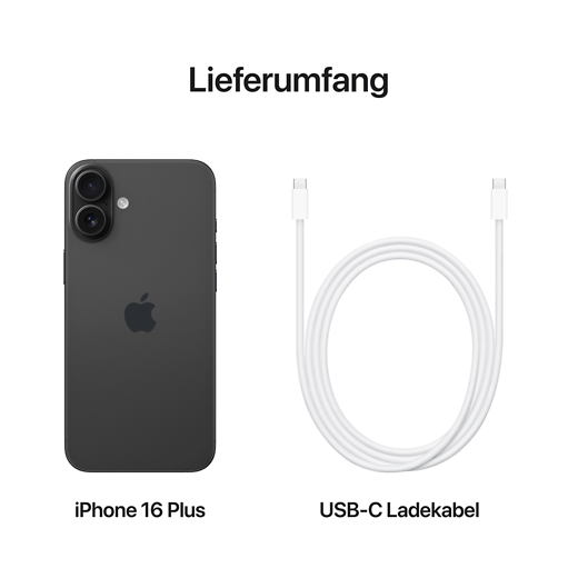 Apple iPhone 16 Plus Schwarz - Gallerie 5