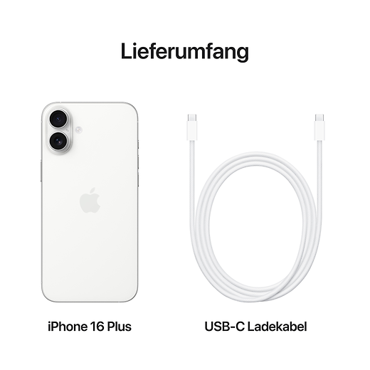 Apple iPhone 16 Plus Weiß - Gallerie 5