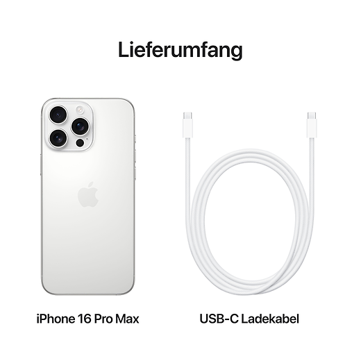 Apple iPhone 16 Pro Max Titan Weiß - Gallerie 5