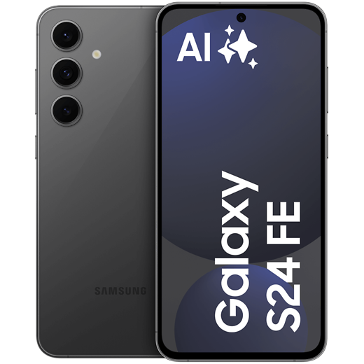 Samsung Galaxy S24 FE Graphite - Vorne/Hinten
