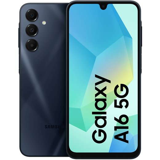 Samsung Galaxy A16 5G Blue Black - Vorne/Hinten