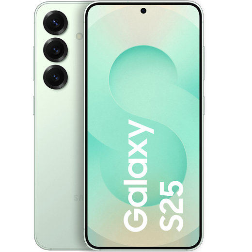 Samsung Galaxy S25 Mint - Vorne/Hinten