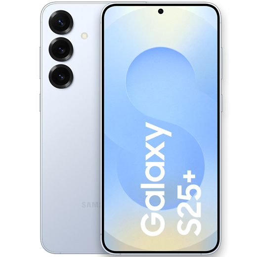 Samsung Galaxy S25+ Icyblue - Vorne/Hinten