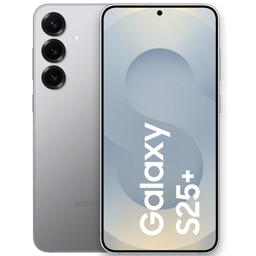 Samsung Galaxy S25+ Silver Shadow - Vorne/Hinten