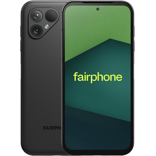 Fairphone 5 Black - Vorne/Hinten