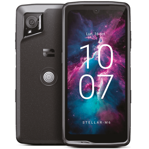 Crosscall STELLAR-M6 Schwarz - Vorne/Hinten