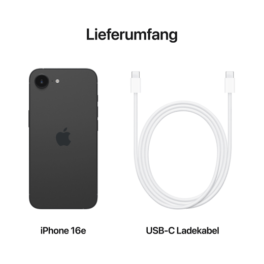 Apple iPhone 16e Schwarz - Gallerie 5