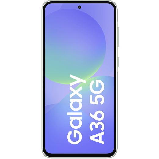 Samsung Galaxy A36 5G Awesome Lime - Vorne