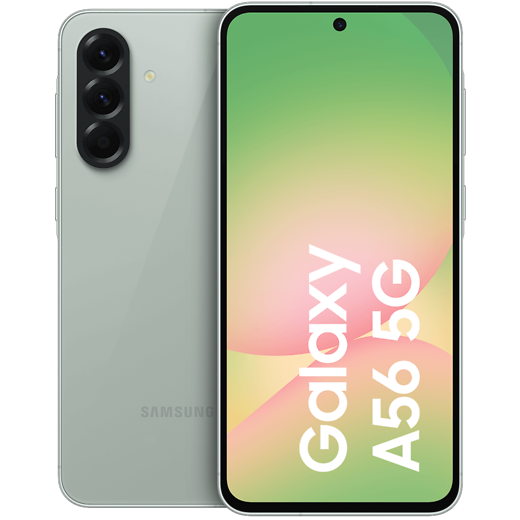 Samsung Galaxy A56 5G Awesome Olive - Vorne/Hinten