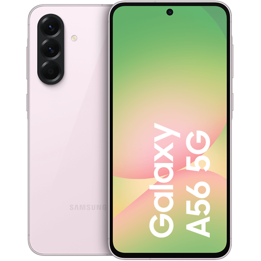 Samsung Galaxy A56 5G Awesome Pink - Vorne/Hinten